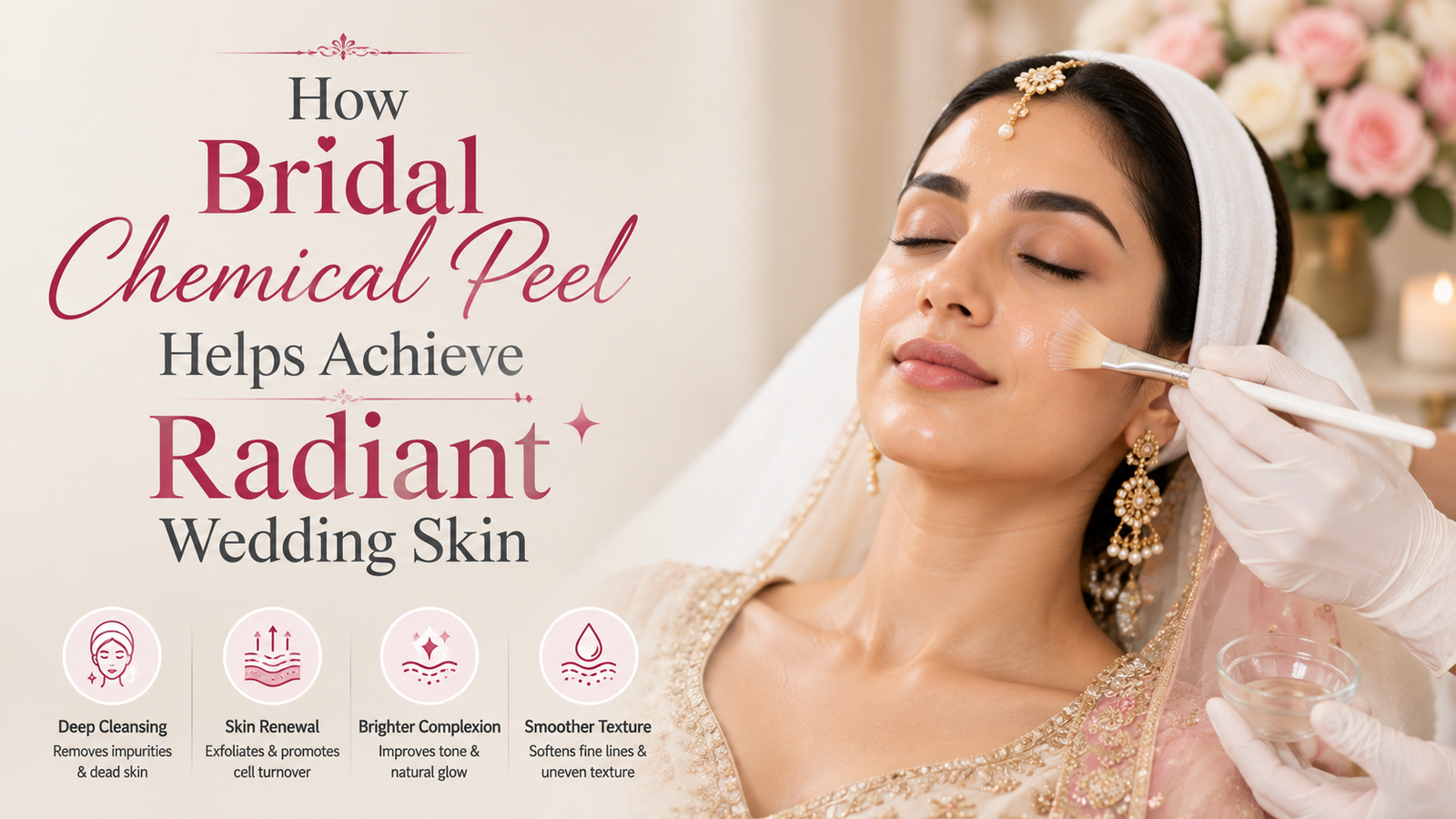 How Bridal Chemical Peel Helps Achieve Radiant Wedding Skin