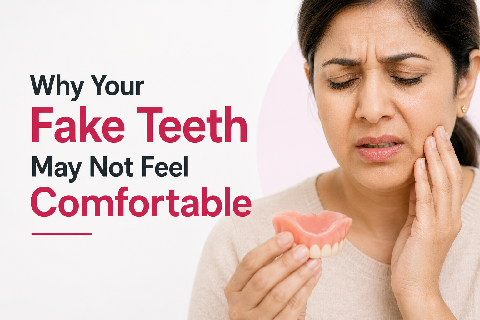 Why Your Fake Teeth May Not Feel Comfortable